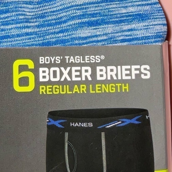 Hanes Boys' X-Temp® Lightweight Boxer Briefs Assorted 6-Pack. Size-S/P. 6-8 - Picture 3 of 6